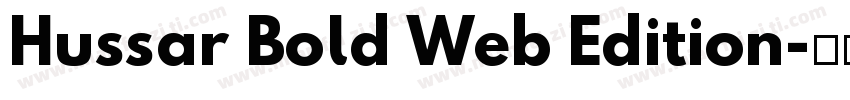 Hussar Bold Web Edition字体转换
